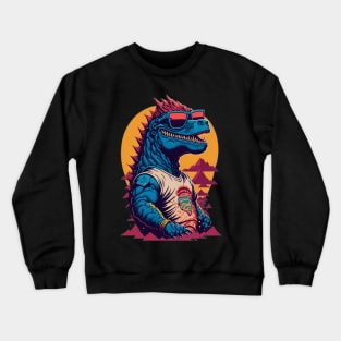 Retro Godzilla Crewneck Sweatshirt